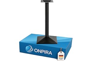 ‎ONPIRA ONPIRA® Tischgestell Modell „München“ – Schwarzes Single-Tischuntergestell aus Stahl, Höhe 72 cm – Robuste Tischbasis für Büro, Esstisch, Werkstatt oder Gastronomie