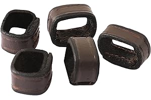 EXIONPRO Exion Leather Keepers Horse Bridle - Pack of 5 Replacement Bridle Keepers for Flash, Breastplate, Martingale, and Halters | Anti-Slip Top-Grain Leather