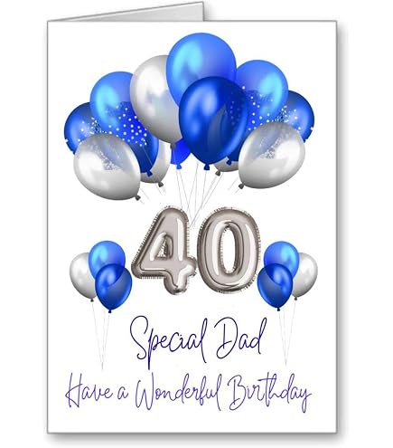 Piccadilly Greetings Biglietto Per La Festa Del Papà – Scritta 'To My Wonderful Dad' Con Elefanti – 22,9x15,2 Cm, Prodotto Nel Regno Unito