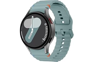 SOLOLUP No Gap Sport Strap for Samsung Galaxy Watch Straps 7 6 5 4 FE 40mm 44mm/6&4 Classic 47mm 43mm 42mm 46mm/5 Pro 45mm Men Women,Soft Breathable Silicone Band Bracelet for Samsung Watch 7 6 5 4 Straps