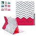 Produktbild iPad 2 iPad 3 iPad 4 Hülle, Deenor Wavy Pattern PU Leder Abdeckung Stand Flip Schutzhülle Hülle für Apple iPad 2 iPad 3 iPad 4. (Wavy)