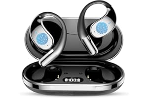 GMTEO Traducteur Vocal Instantané, 2025 Nouveau 2 en 1 écouteur Traducteur Instantané, 144 Langues Traducteur Vocal Instantané Sans Connexion, 5.3 Traducteur Bluetooth Casque ﻿ (Noir)