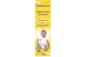 Metanium Nappy Rash Ointment - Treatment of Nappy Rash - Helps Relieve Irritation & Redness - Gentle On Newborn Skin - 30 g (Pack of 1)