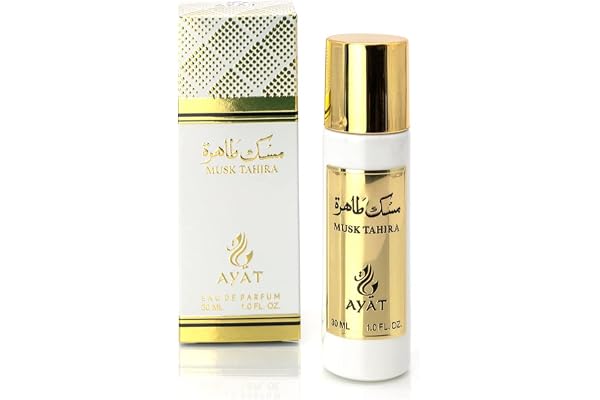 AYAT PERFUMES – Eau de Parfum Oriental Musk 30 ml – Mini Flacon Senteur Arabian pour Femme & Homme – Cadeau Original – Fabriqué à Dubaï (Musk Tahira)