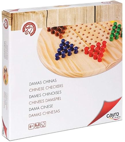 Juego De Damas Chinas De Madera Con Tablero De Colores, Juego De Estrategia Clásico Para Adultos, Niños Y Familias, Ideal Para Tardes De Juegos En Casa