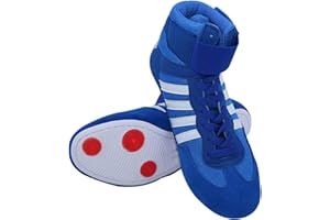 ZEIHYEURUS Chaussures De Lutte Pour Enfants,AntidéRapantes Wrestling Shoes,Chaussures De Lutte LéGèRes,Souple,Durable,Respirant,RéSistantes L'Abrasion,Pour Sports De Combat,AthléTisme,Fitness,Gym,Boxe