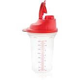 Tupperware Hepsi Bir Arada Hazırlık &Ccedil;alkalayıcı Şişesi, &Ouml;l&ccedil;&uuml;mler ve Hava Ge&ccedil;irmez ve Sızdırmaz Kapaklı - Bulaşık Makinesinde 