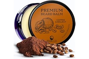 BEARD CLUB Baume a Barbe de Haute Qualité - Roasted Coffee Beans - Conditionneur et Adoucissant Pour Votre Barbe - Bio et Naturel - Pour Assurer l’entretien et la Croissance de Votre Barbe