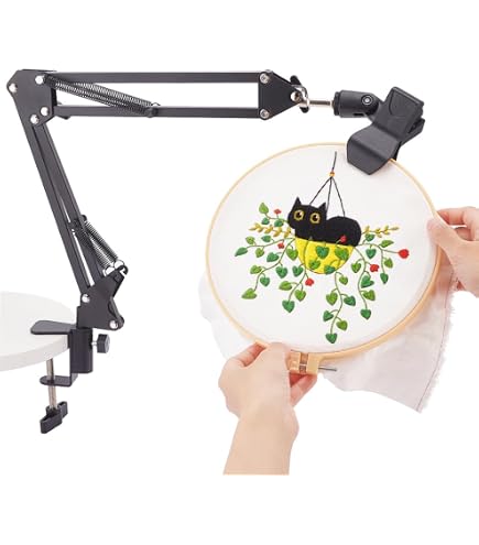 Telaio In Legno Di Faggio Per Ricamo Nurge – Cerchio Da 19 Cm (7.48″) Con Vite In Ottone, Superfici Levigata A Mano - 4