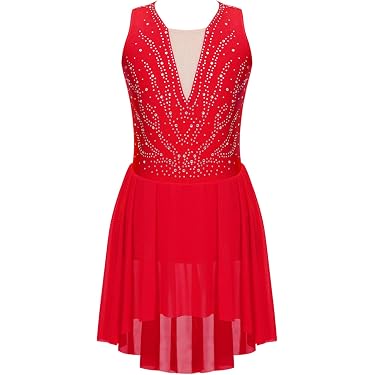 Tenue Pole Dance Strass - Haut Court Dos Nu Et Jupe-culotte - Polyester/mousseline - Pour Spectacle, Gymnastique, Patinage