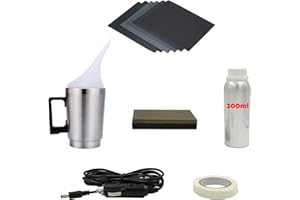 MILIWAN Kit Rinnova Fari Auto Kit di Riparazione Fari Include 200ml Liquido per Ripristino Fanali Kit Lucidatura Fari per Riparazione di Ingiallimento/Graffi/Sfocatura/Crepe per Auto o Moto