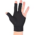 Professional Snooker Billiard Gloves Cue Pool Gloves Left Hand Open Three Finger Spandex Glove
