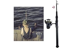 ARMERIAONLINE SINCE 1999 Kit pesca Canna da pesca completo con galleggiante Mulinello lenza, Piombo, Filo, Amo mare per bambini da surfcasting Spinning Canne
