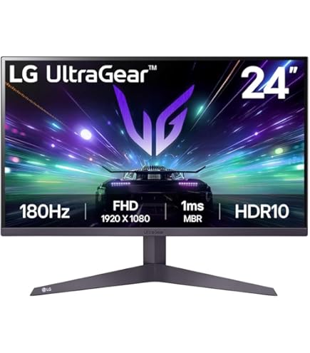 LG UltraGear Gaming Monitor 24GN600-B - 24 inch,144 Hz,1 ms,1920 x