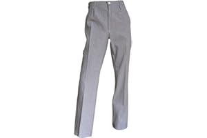 LMA 100113 MORTEAU Pantalon de Cuisinier, Pied de Poule, Taille 38