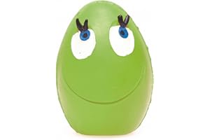 Lanco - Juguetes para Perros, Huevo Ríe Small (S), Color Verde, Mordedor Perro, Juguete para Mascotas, Caucho 100% Natural Látex