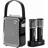 Divoom SongBird-HQ &Ccedil;ift Karaoke Mikrofonlu Bluetooth Hoparl&ouml;r (Siyah)