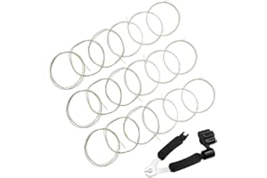 HIBD Klassische Gitarrensaiten Klare Nylon-Gitarrensaiten 3 komplette Sätze und 3-in-1-Gitarren-Restringing-Tool