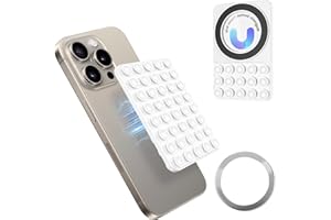 ERUW Ventouses en Silicone Support Téléphone pour Tous Les Modèles, Support de Téléphone Antidérapant pour Selfies et Vidéos, Mains Libres Support à Ventouse Téléphone Portable Autocollante (Blanc)