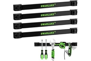 SWANLAKE GARDEN TOOLS SWANLAKE Lot de 4 bandes magnétiques pour porte-outils de 30,5 cm