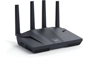 GL.iNet GL-MT6000(Flint 2) Router WiFi 6 | Router WiFi per giochi | 2 porte multi-gig da 2,5 G+4 porte Ethernet da 1 G | Connettività dei dispositivi di massa | OpenVpn rapido e WireGuard | 802.11ax