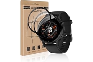 REROXE 2 Stück Schutzfolie für Panzerglas für Garmin Venu 3, HD Blasenfrei 9H Gehärtetem Displayschutz für Garmin Venu 3, Extrem Robust Einfache Installation Garmin Venu 3 Displayschutzfolie