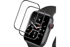 Carantee 2 Stück Schutzfolie für Panzerglas für Apple Watch Series 9/7/8 41mm Folie, HD-Klar Series 9/7/8 41mm Displayschutzfolie, Anti-Blasen Anti-Kratzer Anti-Staub Schutzglas für Apple Watch 41mm