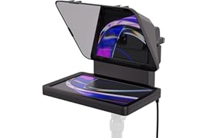 Elgato Prompter – Teleprompter con schermo integrato, YouTube, Twitch, Zoom, Teams e altro, supporta DSLR/Webcam/Smartphone, visualizzazione del monitor Drag & Drop, funziona con Mac/PC & Stream Deck