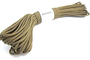 WINGONEER 550 Paracord Mil Spec Type III 7 Strand Parachute Cord 100 Feet