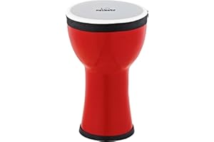 Nino Percussion Djembe, Serie Elements, rosso, Fire Engine, -EMDJ-FE