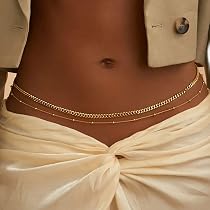 Chaîne De Taille Perle Cubahop - Bijou Corps Femme Et Fille - Accessoire Plage Et Bikini