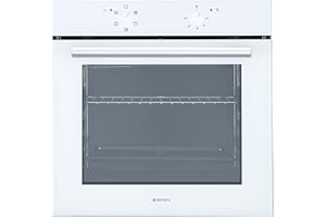 GEDTECH Four encastrable multifonctions GFO76WH - 76L - Grill - Fonctions vapeur (Blanc)