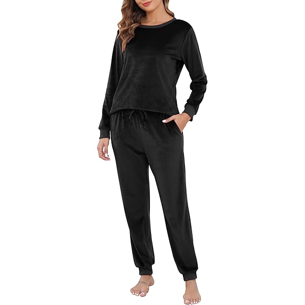 Sopesil Pyjamaset voor Dames Plaid Dames PJs Lange Mouw Sopesil Pyjamaset voor Dames Plaid Dames PJs Lange Mouw