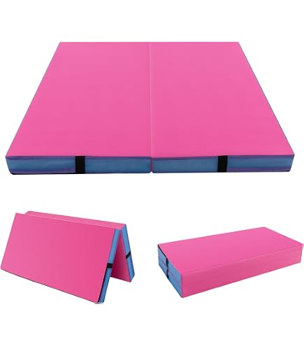 NiroSport Tapis De Gymnastique 100 X 70 X 8 Cm - Tapis De Sol Souple Rouge/Jaune - Épais Et Confortable NiroSport Tapis De Gymnastique 100 X 70 X 8 Cm - Tapis De Sol Souple Rouge/Jaune - Épais Et Confortable