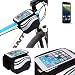 Produktbild Für Huawei Google Nexus 6P Rahmenhalterung Fahrradhalterung Fahrrad Rahmentasche Handyhalterung Fahrradtasche Handy Smarpthone Frame Bag Halterung Bike mount für Huawei Google Nexus 6P Wasserabweisend, silber-schwarz - K-S-Trade®
