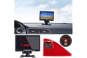 DYNAVSAL 7 Zoll TFT LCD Farbdisplay Auto Monitor + 1280 * 720 Pixel 1000TV Linien HD Nachtsicht Rückfahrkamera Ersatz für Opel Vauxhall Movano ab 2010/Renault Master ab 2010/Nissan NV400 ab 2010