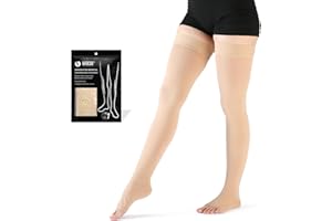 VARCOH Calze Compressione Graduata Donna, Calze Compressione Graduata Uomo, Calze a Compressione 20-30 mmHg Ideali per TVP, Gravidanza, Vene Varicose