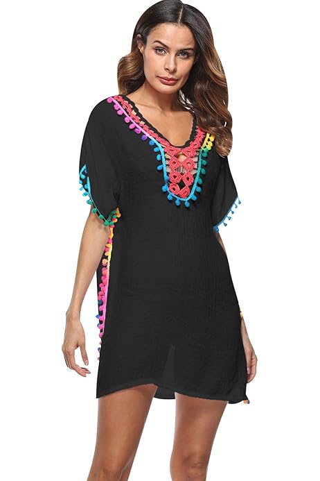 Vestidos Playeros De Playa Vtidos De Playa Pareos Playeros Cuello