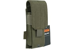‎EXCELLENT ELITE SPANKER EXCELLENT ELITE SPANKER Tactical Molle Single/Double/Triple Mag Pouch für M4 M14 M16 AR15 AR10 G36 Magazin Fasst 2 Magazine