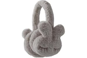 Bseical Ohrenwärmer Winter Kaninchen Ohrenschützer,Plüsch Ohrenschützer Für Den Winter,Süße Hase Kaninchen Muster Design Ohrenschützer, Verstellbar,Für Geburtstag Weihnachten Party Geschenk