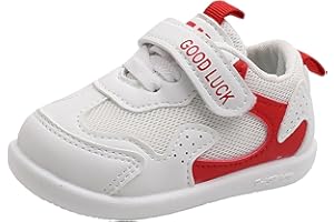 YUNYAHE Chaussures de sport pour enfants garçons et filles - Chaussures de sport tendance toutes saisons pour enfants et garçons - Fond épais - Légères - Antidérapantes - Lacets - Boucle à crochet -