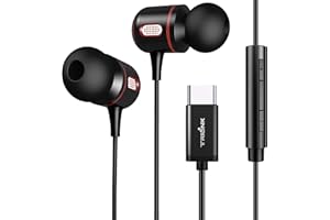 TRILINK Écouteurs USB Type C Intra Auriculaires avec Micro et système de contrôle du Volume Compatible avec iPad Pro 11" 12.9" /MacBook/Pro/New MacBook Air, Google Pixel/5 4 3 2 XL Huawei Xiaomi