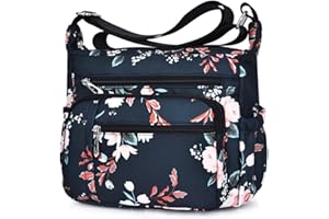 HERCMNOY Crossbody Bag For Women Multi Pocket Casual Travel Bag Handbag Shoulder Bag Messenger Bag