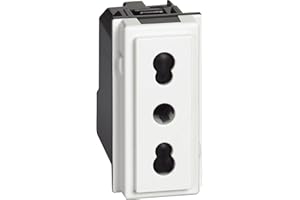 Bticino Living Now Presa Bipasso, Bianco