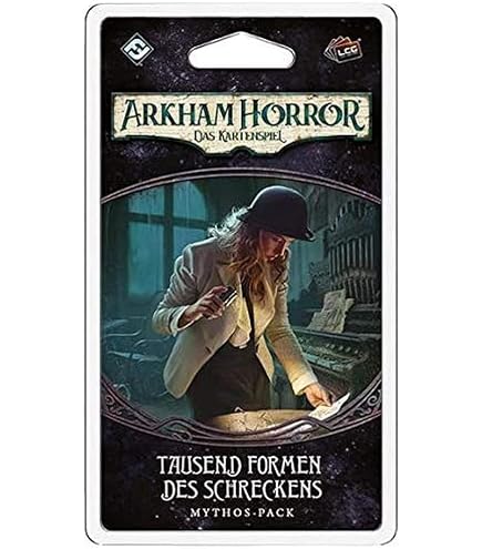 Fantasy Flight Games - Horror A Arkham: Il Museo Miskatonic - Pacchetto Mito Per Gioco Di Carte, Espansione Per 1-2 Giocatori, Dai 14 Anni, 60 Carte, Nuovi Scenari E Mazzi - 2