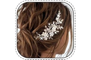 Edary mariée mariage Peigne fleur Accessoires Piece cheveux pour les femmes et les filles