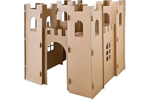 Kingpower Maison de Jeu pour Enfants château de Chevalier Jouer château château Maison en Carton Maison en Carton Maison de Jeu Maison d'enfants à colorier