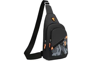 CYchen Crossbody Zaino Borsellino Antifurto Borsa, Monospalla Marsupio Zainetto Piccolo Sling Bag Borsello a Tracolla Mini Borse Lavoro Messenger per Uomo Donna Viaggio