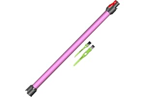 Italdos Wąż teleskopowy, drążek przedłużający, kompatybilny z Dyson V11 V10 V15 V8 V7, długość 73 cm, wąż szybkiego odblokowywania – fuksja