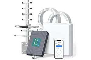‎ANNTLENT Handy Signalverstärker LTE Repeater Signalverstärker 4g 3g GSM Repeater Band 20/8/1 Mobilfunk GSM Verstärker Sprachanrufe und Daten für Alle Netzbetreiber - 70dB Maximale Verstärkung